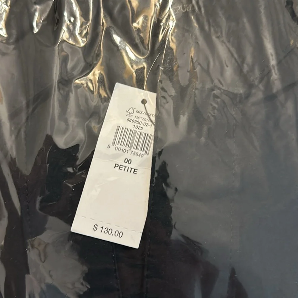 NWT! Black Banana Republic Collar-Neck Poplin Midi Dress - Multiple 🦋⭐️ - Picture 7 of 8